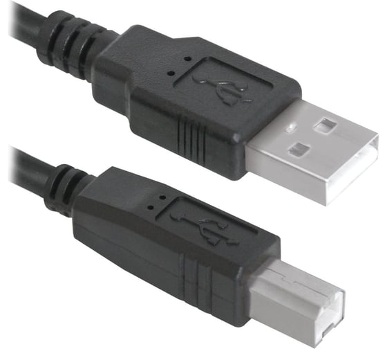 Изображение товара USB кабель Defender USB04-06 USB2.0 AM-BM, 1.8м 83763