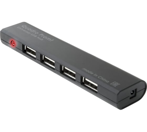 Изображение товара Универсальный USB разветвитель Defender Quadro Promt USB 2.0, 4 порта 83200