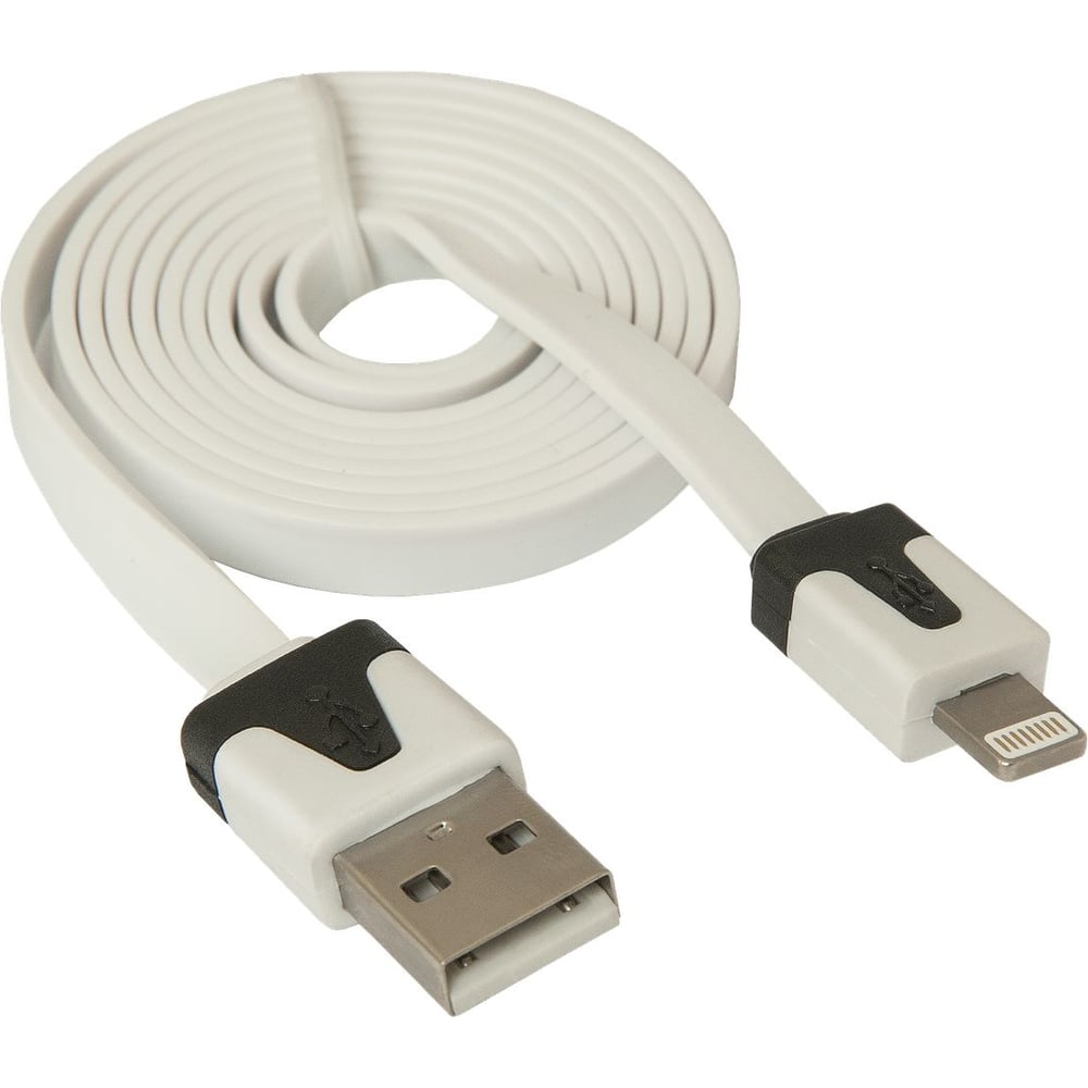 фото Usb кабель defender ach01-03p usbam-lightningm, 1м пакет 87472