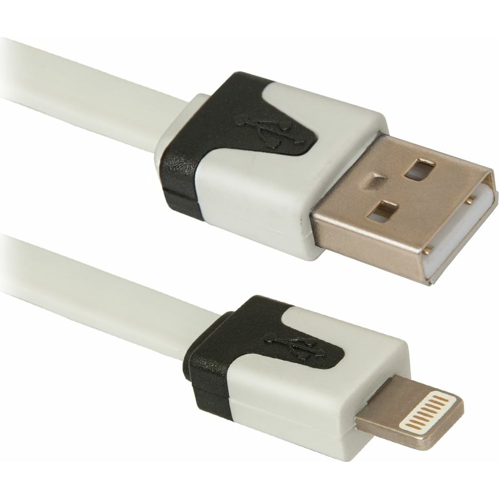 фото Usb кабель defender ach01-03p usbam-lightningm, 1м пакет 87472