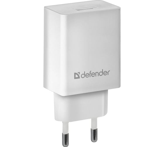 Изображение товара Сетевой адаптер Defender UPA-21 белый, 1xUSB, 5V/2.1А 83571