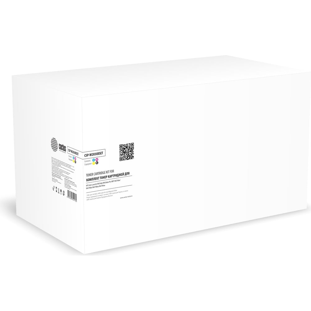 Изображение товара Лазерный картридж Cactus CSP-W2030XSET 415X для HP CLJ цветной 4 шт