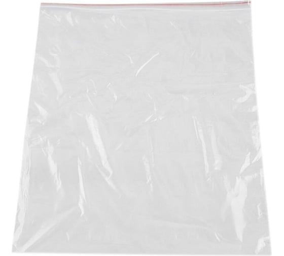 Изображение товара Пакет ООО Комус с замком zip lock, 40x50 см, 45 мкм, 100 шт. 770037