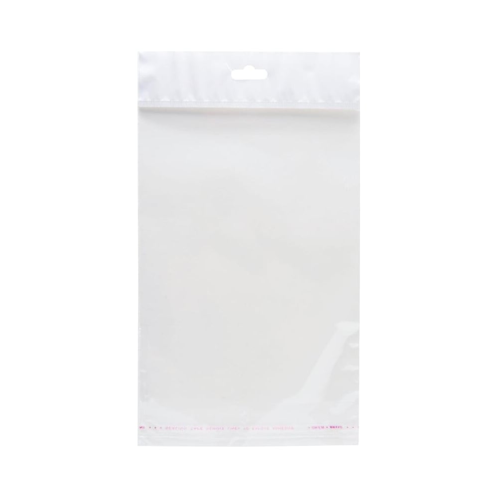 Изображение товара Пакеты с клеевым слоем Комус 150x200+30 мм, 100 шт, прозрачные