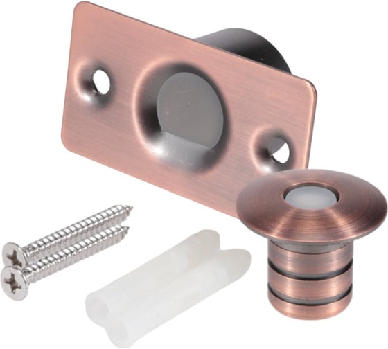 Изображение товара Магнитный автоматический упор Brante скрытый (отбойник/стопор/стоппер), медь 606713