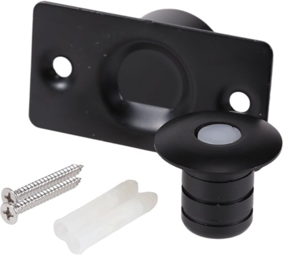 Изображение товара Магнитный автоматический упор Brante скрытый (отбойник/стопор/стоппер), черный 606715