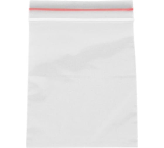 Изображение товара Пакет ООО Комус с замком zip lock, 6x8 см, 40 мкм, 1000 шт. 621251