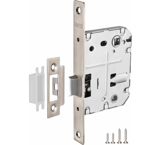 Изображение товара Врезная защелка PUNTO L72-50 SN матовый никель 36943