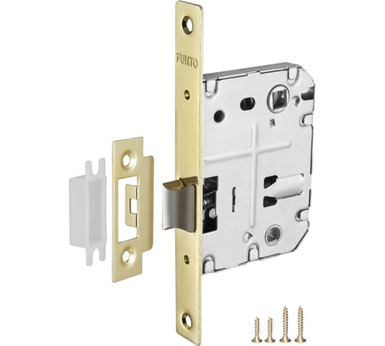 Изображение товара Врезная защелка PUNTO L72-50 GP золото 36953