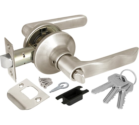 Изображение товара Ручка защелка PUNTO 6024 SN-E кл./фик. мат. никель 36819