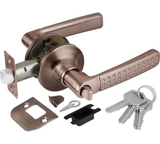 Изображение товара Ручка защелка PUNTO 6026 AC-E кл./фик. медь 36851