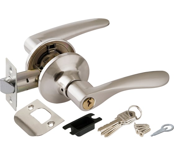 Изображение товара Ручка защелка PUNTO 6020 SN-E кл./фик. мат. никель 34663