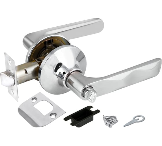 Изображение товара Ручка защелка PUNTO 6024 CP-B фик. хром 36801