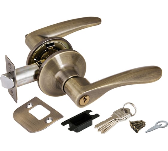 Изображение товара Ручка защелка PUNTO 6020 AB-E кл./фик. бронза 34627