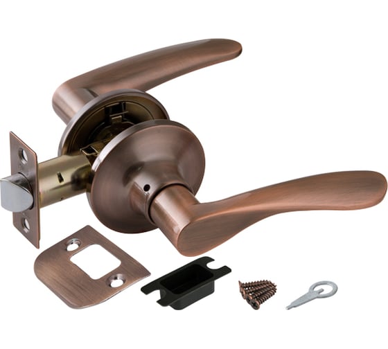 Изображение товара Ручка защелка PUNTO 6020 AC-P без фик. медь 34635