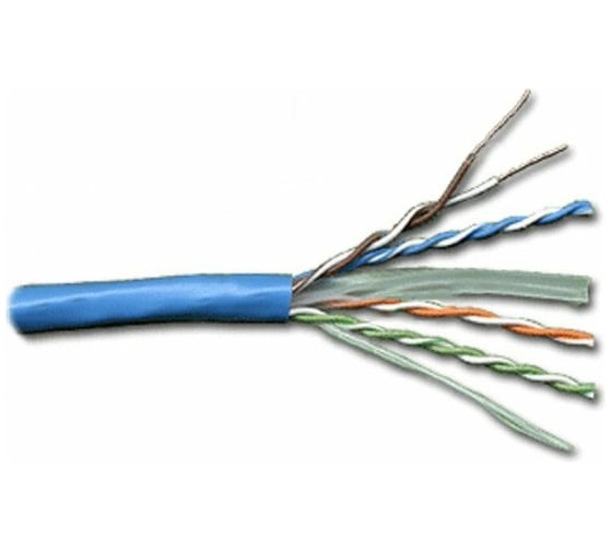 Изображение товара Кабель TWT UTP, 10 пар, категория 5e, синий, 305м в катушке, 5EUTP10