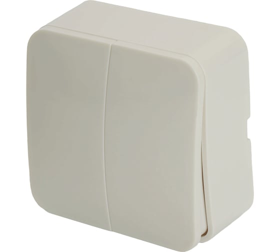 Изображение товара 2-клавишный выключатель STEKKER открытой установки, 250в, 10а, ip20, серия софия, белый, msw10-20-01, 49289