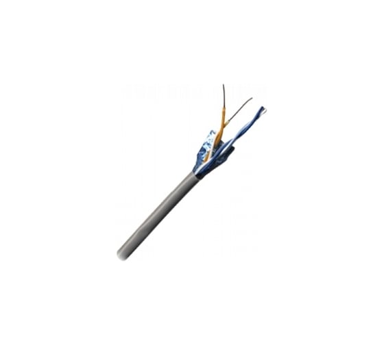 Изображение товара Кабель TWT FTP, 2 пары, категория 5е, серый, 305м в катушке 5EFTP2-GY