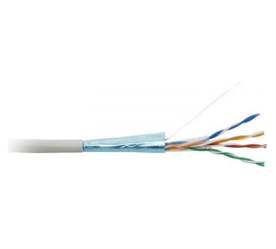 Изображение товара Кабель TWT FTP, 4 пары, категория 5e, серый, 305м в катушке, серия XS 5EFTP-XS