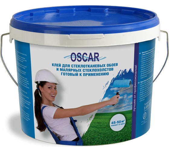 Изображение товара Клей для стеклохолстов Oscar готовый к применению, ведро 10 кг GOs10