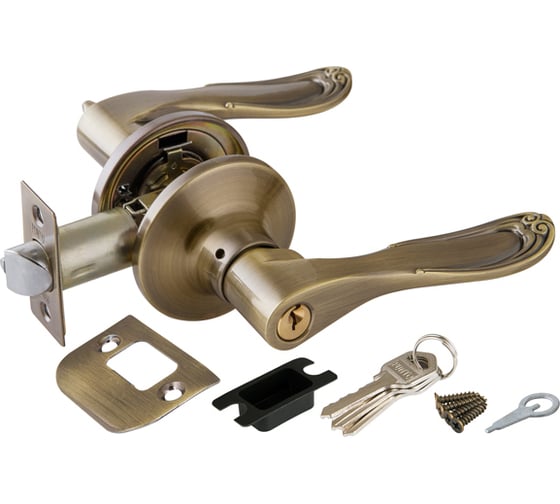 Изображение товара Ручка защелка PUNTO 6030 AB-E кл./фик. бронза 34669