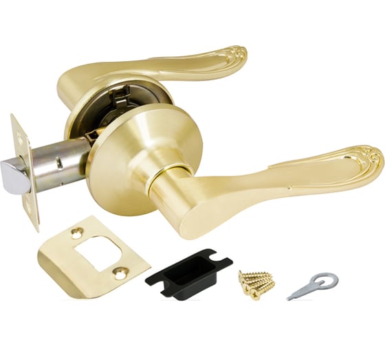 Изображение товара Ручка защелка PUNTO 6030 SB-P без фик. мат. золото 34695