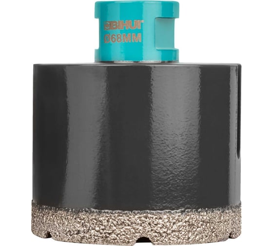 Изображение товара Коронка алмазная по керамограниту для ушм BIHUI, 68 мм, (DBDM68) DBDF68