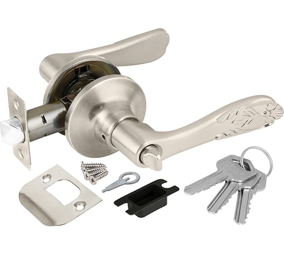 Изображение товара Ручка защелка PUNTO 6033 SN-E кл./фик. мат. никель 36795