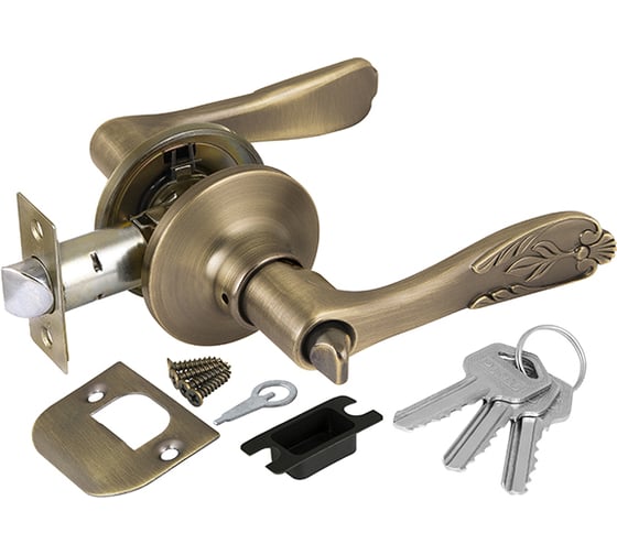 Изображение товара Ручка защелка PUNTO 6033 MAB-E кл./фик. мат. бронза 36777