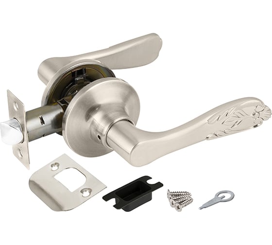 Изображение товара Ручка защелка PUNTO 6033 SN-P без фик. мат. никель 36797