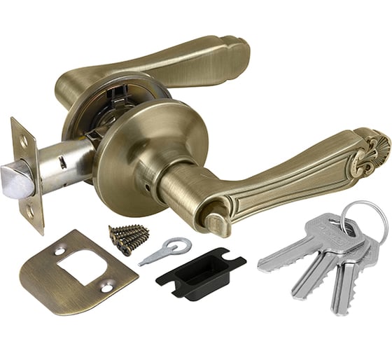 Изображение товара Ручка защелка PUNTO 6037 AB-E кл./фик. бронза 36873