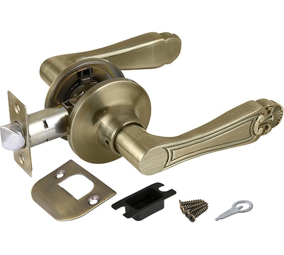 Изображение товара Ручка защелка PUNTO 6037 AB-P без фик. бронза 36861