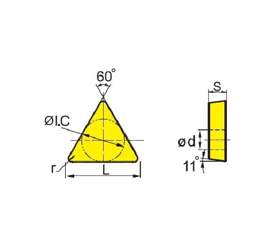 Изображение товара Пластина TPMR110304 YBM251, 10 шт ZCC-CT 00001217114
