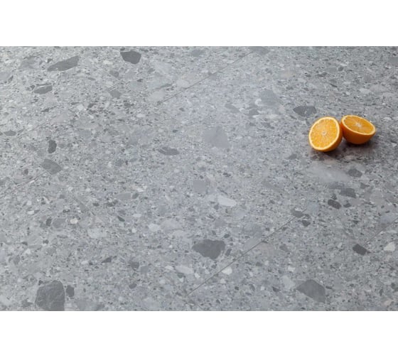Изображение товара Ламинат Bonkeel SPC Tile Grigio Terrazzo 609,6x304,8x4 мм, 2,23 м2, 12 штук в упаковке 574239
