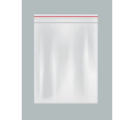 Изображение товара Фасовочные пакеты AVIORA грипперы с зип замком для хранения и упаковки 150x200 мм, 100 шт 107-025