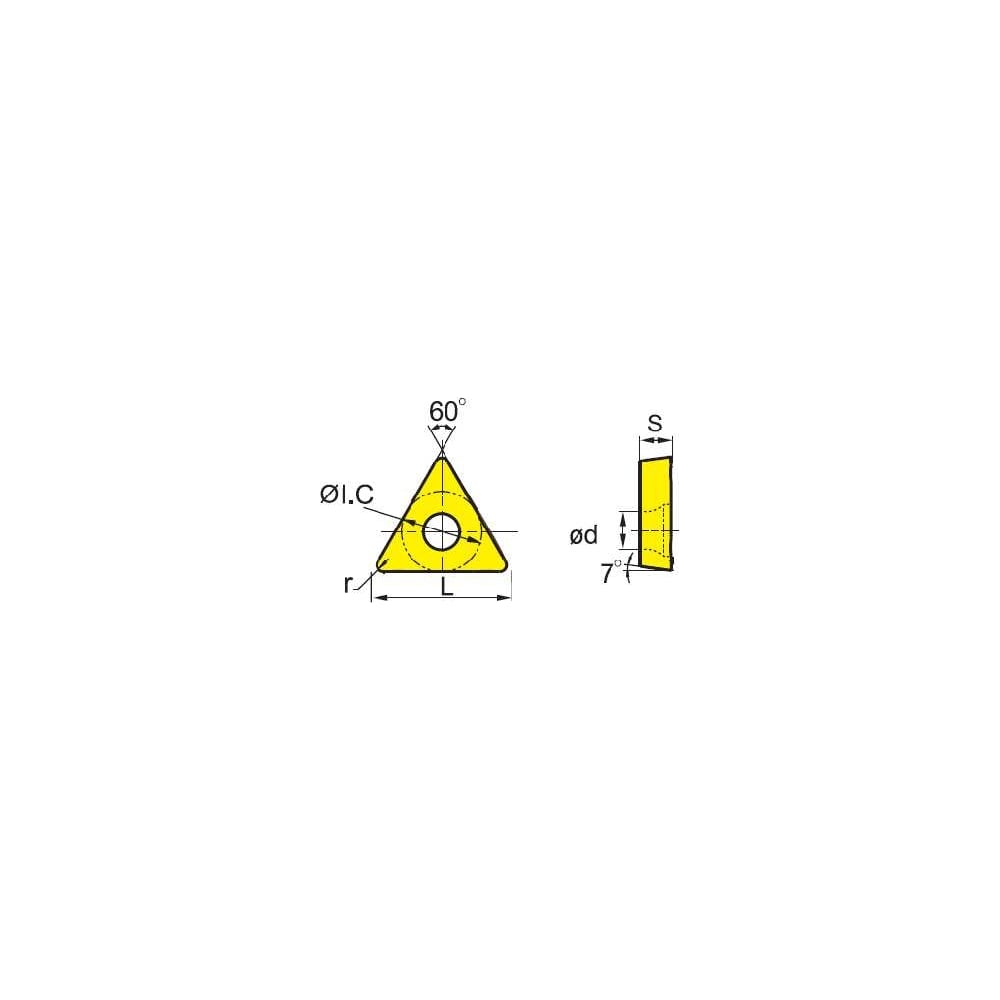 Изображение товара Пластина TCMT16t304-ahf YB9320 10 шт для токарных работ ZCC-CT