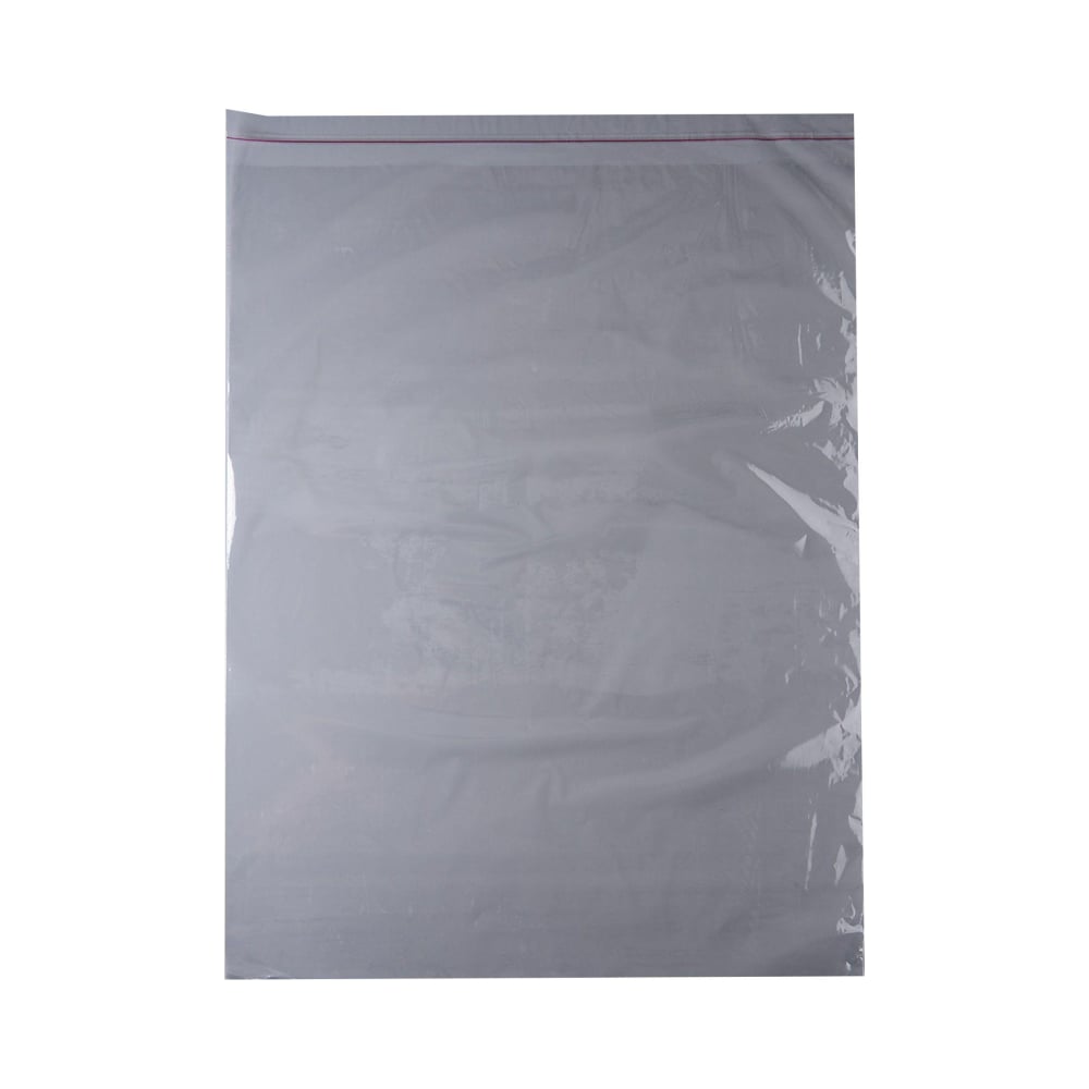 Изображение товара Фасовочный пакет ООО Комус пп, 60x70+5 см, с клеевым клапаном, 30 мкм, 100 шт. 1642061