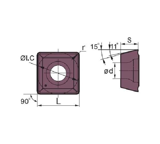 Изображение товара Пластина SPGT140512-pm YBG205, 10 шт ZCC-CT 00001215924