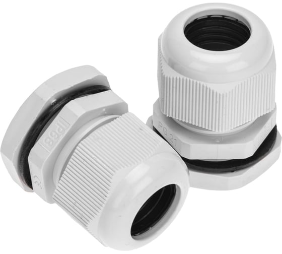 Изображение товара Кабельный ввод REXANT PG-21 (13-18мм) серый, комплект (2 шт/уп) 07-8021-A2