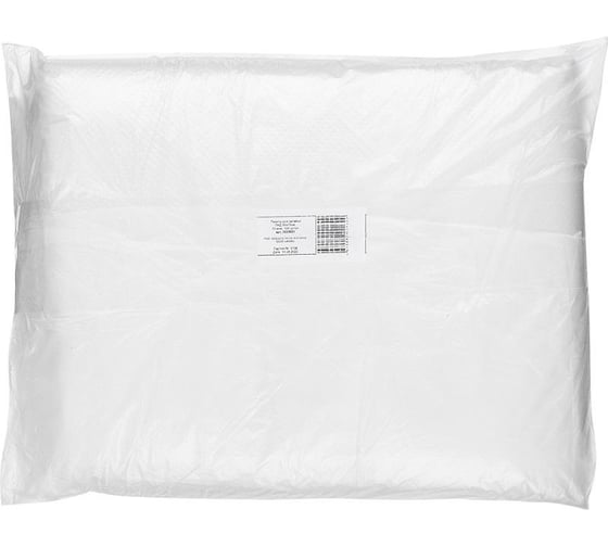 Изображение товара Фасовочный пакет для запайки ООО Комус пнд, 60x90 см, 12 мкм, прозрачный, 100 шт. 1825149