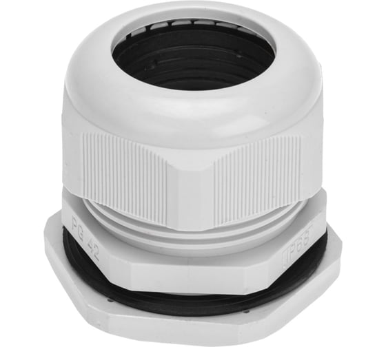 Изображение товара Кабельный ввод REXANT PG-42 (30-38мм) серый, комплект 07-8042-A1