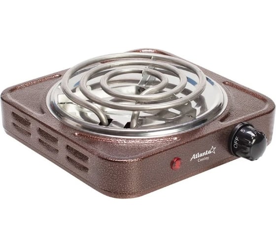 Изображение товара Одноконфорочная электроплитка Atlanta ATH-1734 brown