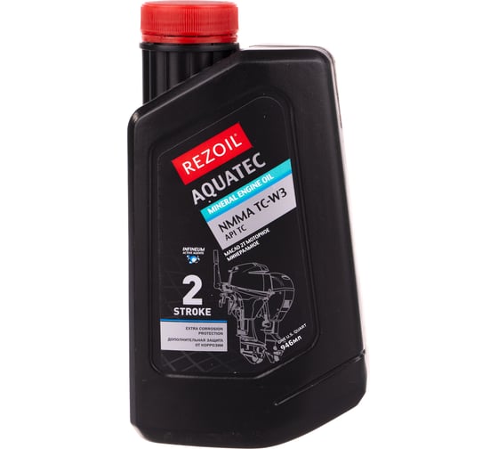 Изображение товара Масло REZOIL NMMA TC-W3 AQUATEC 2-т, 0.946 л 03.008.00025