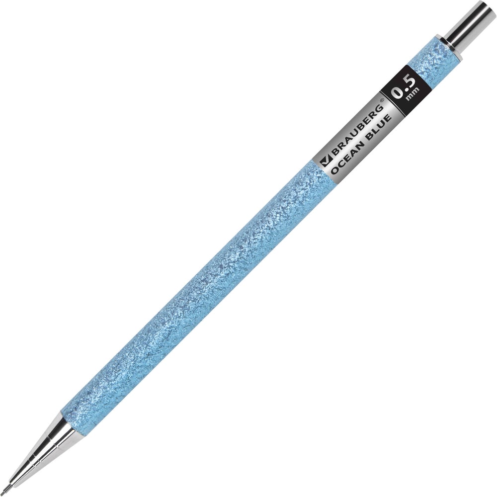 Изображение товара Механический карандаш BRAUBERG ocean blue 0.5 мм с грифелями HB