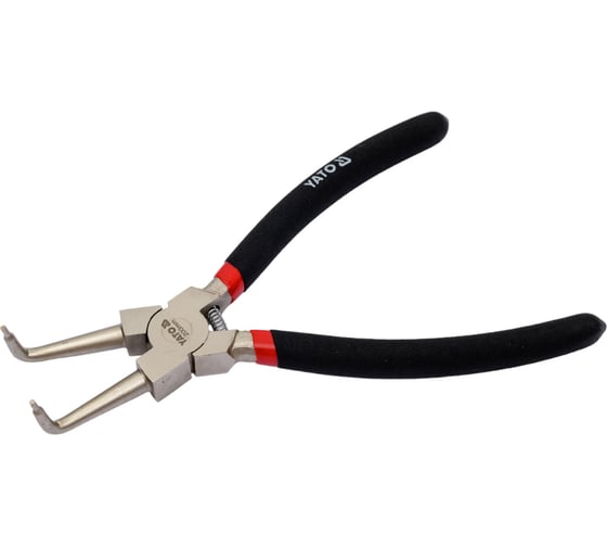 Изображение товара Съёмник стопорных колец, загнутый, сжим YATO 200мм YT-2147