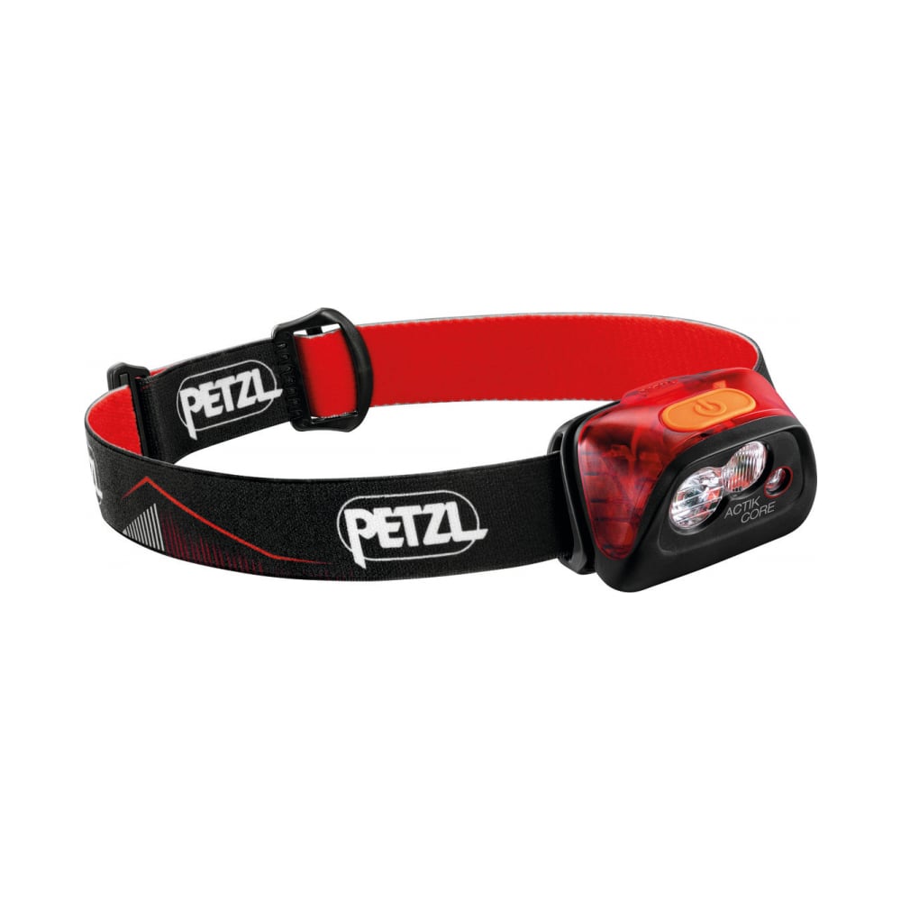 фото Фонарь petzl светодиодный налобный actik core красный,450 лм, аккумулятор e099ga01