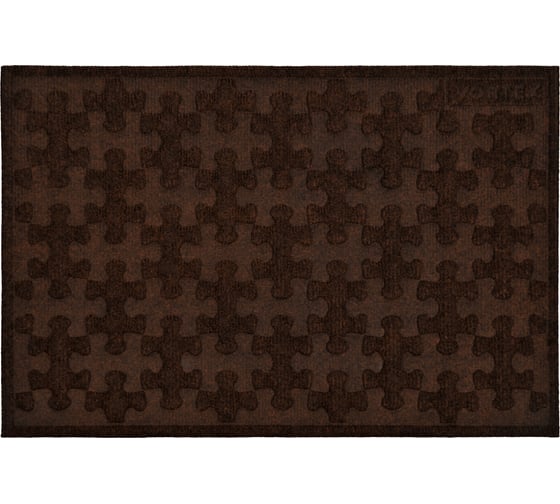 Изображение товара Рельефный коврик VORTEX Greek, 40х60 см, коричневый 20103