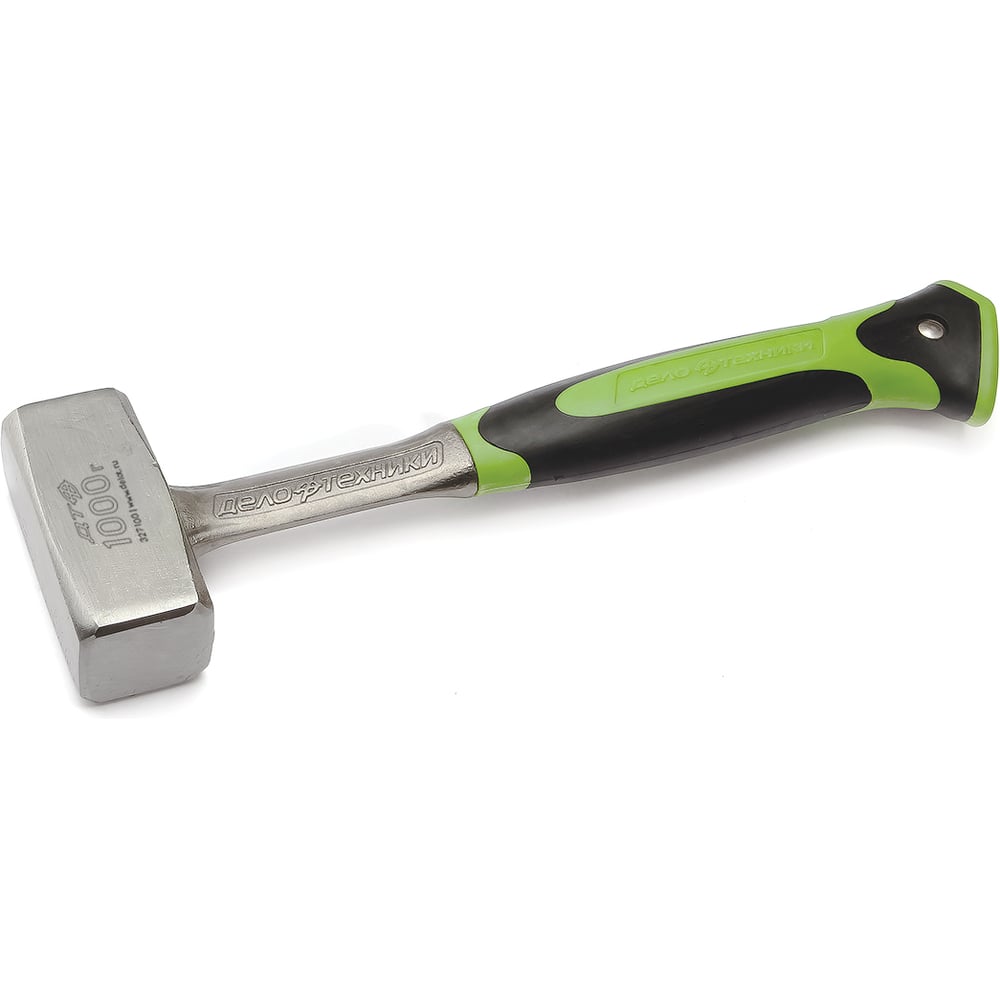 Изображение товара Цельнокованая кувалда Дело Техники 1000г квадратный боек сталь