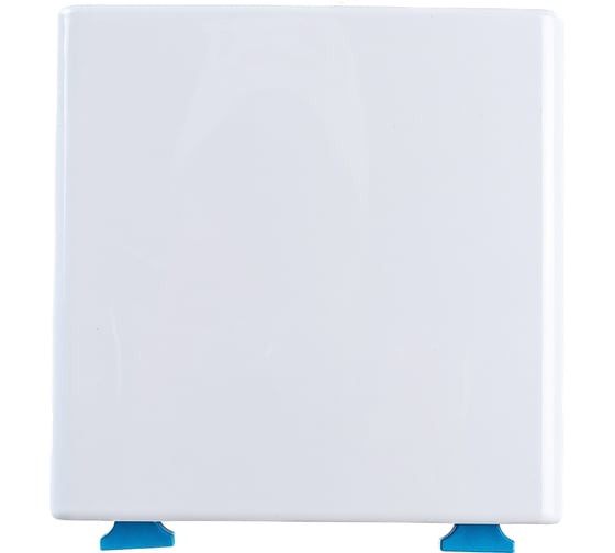 Изображение товара Оптическая розетка NIKOMAX (кросс), укомплектованная на 2 порта пластиковая, NMF-WO02SCUS2-CS-WT