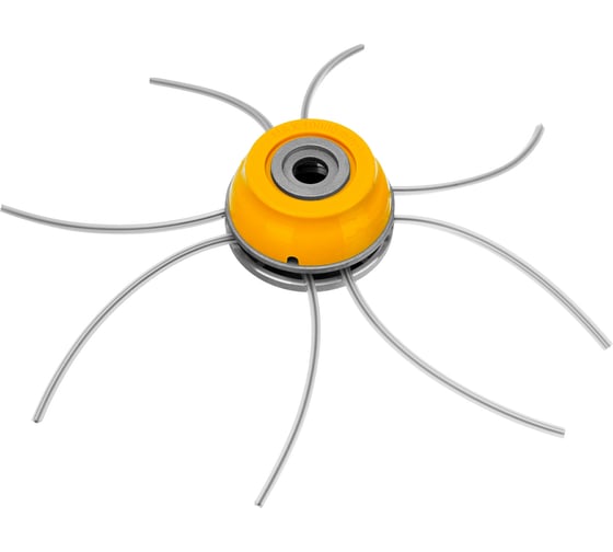 Изображение товара Триммерная универсальная головка алюминиевый корпус леска до 4 мм D DENZEL 96358